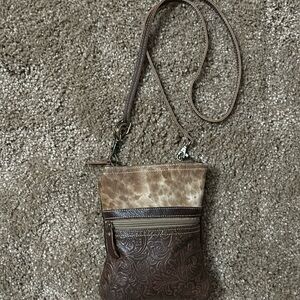 MYRA Crossbody Bag 9x7 laying Flat New
